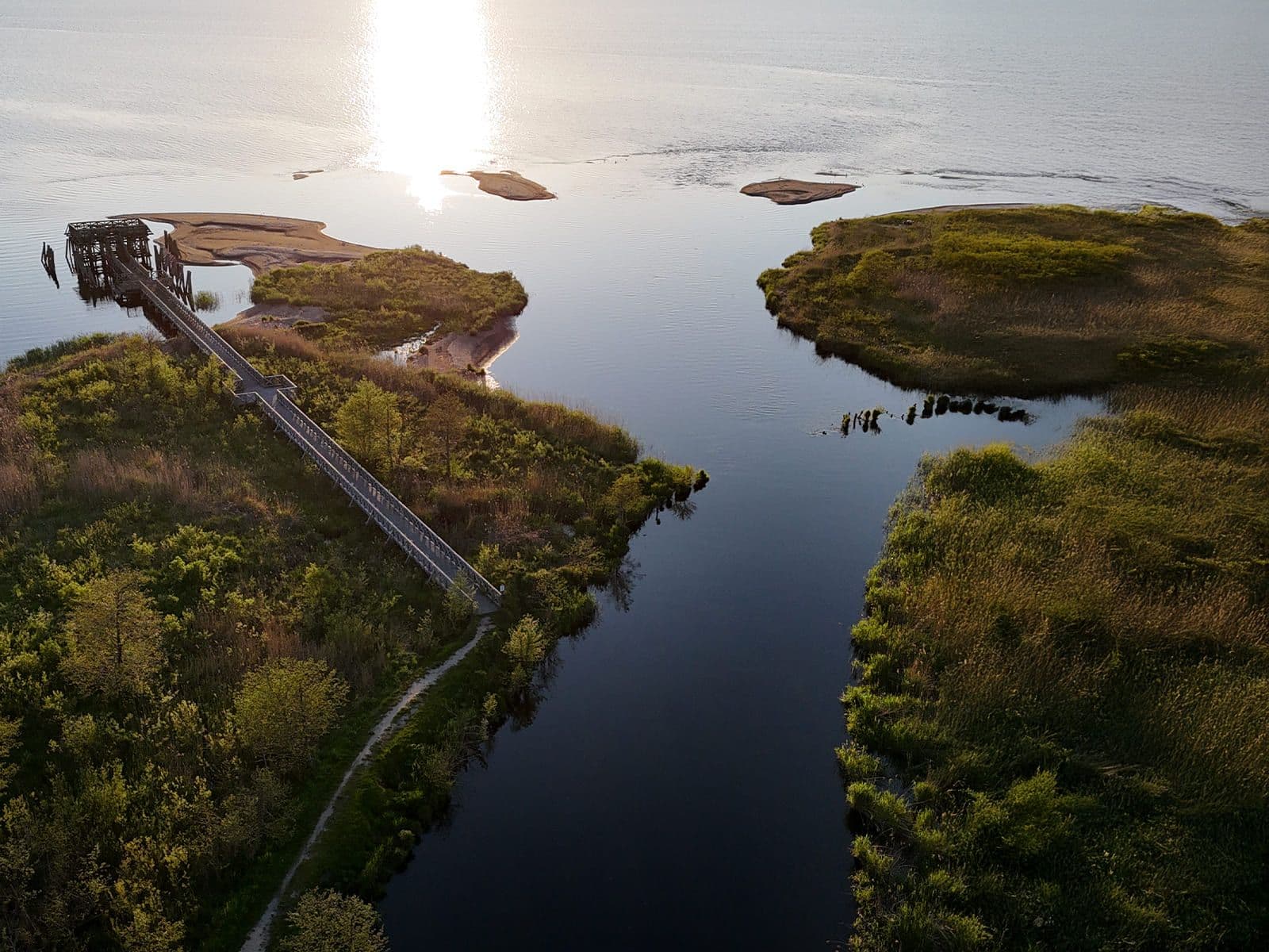 Łeba - morze, las, jezioro Sarbsko, Łebsko